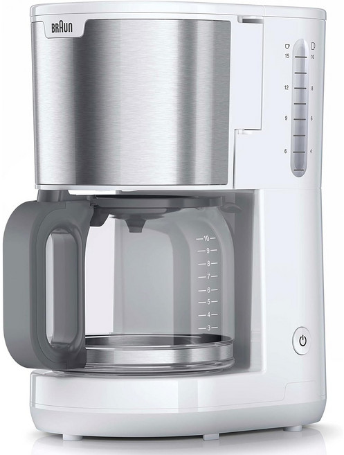 독일 브라운 퍼샤인 시리즈 드립 커피 메이커 머신 화이트 10잔용, 기본, 기본