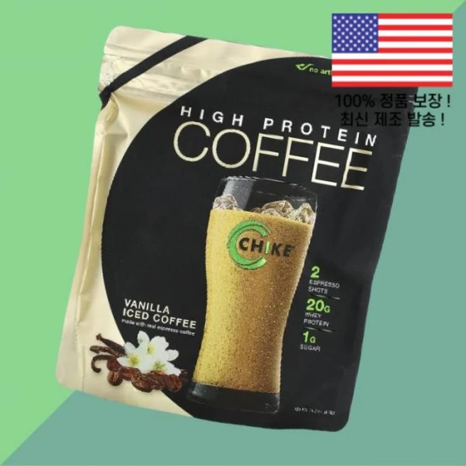치크 뉴트리션 고단백 아이스 커피 바닐라 14.6온스 413g Chike Nutrition High Protein Iced Coffee Vanilla 14.6oz - 쿠팡