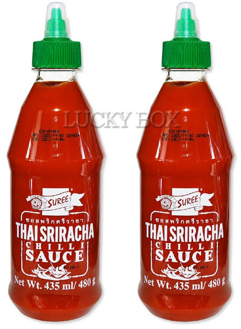 수리 타이 쓰리라차 칠리소스, 435ml, 2개