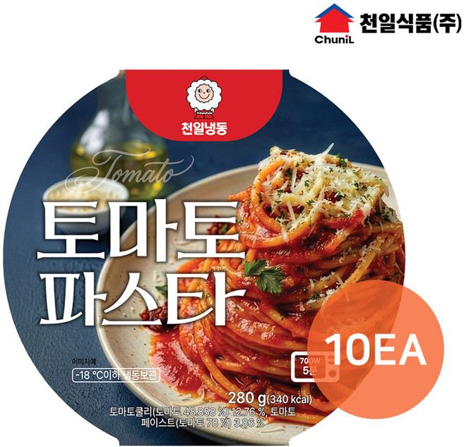 [본사직영] 천일식품 토마토 파스타, 10개, 280g