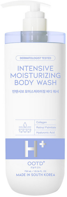 #오오티디뷰티 더마 인텐시브 모이스처라이징 대용량 콜라겐 바디워시 고보습 바디클렌저, 1개, 750ml