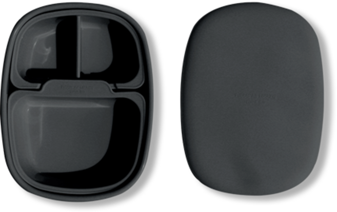 실리샵 국산 플래티넘 실리콘 도시락통 전자레인지용기 500ml, 1개, 딥그레이