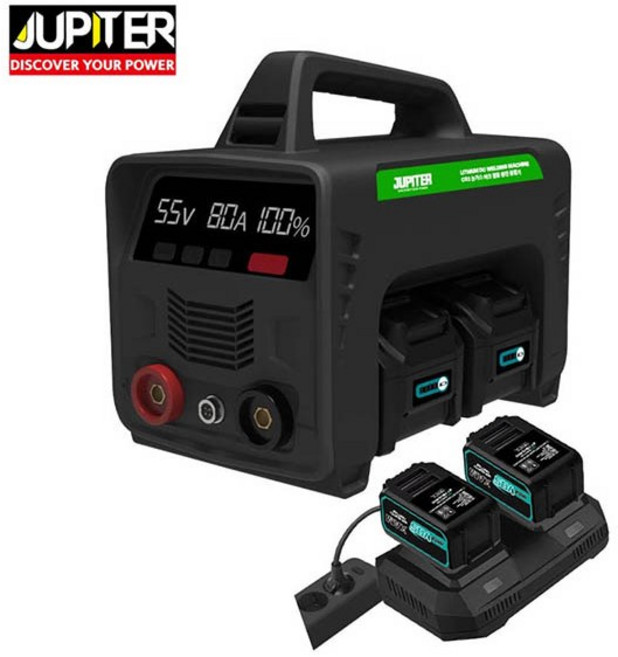 주피터 충전 용접기 JW-160 (ZW-160) 풀세트 휴대용 논가스 아크 겸용, 1개