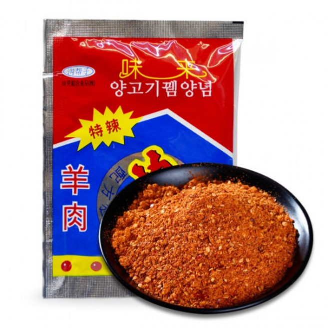 <킹콩푸드>양고기 뀀양념 (새맛) 쯔란 중국식품 27g, 10개