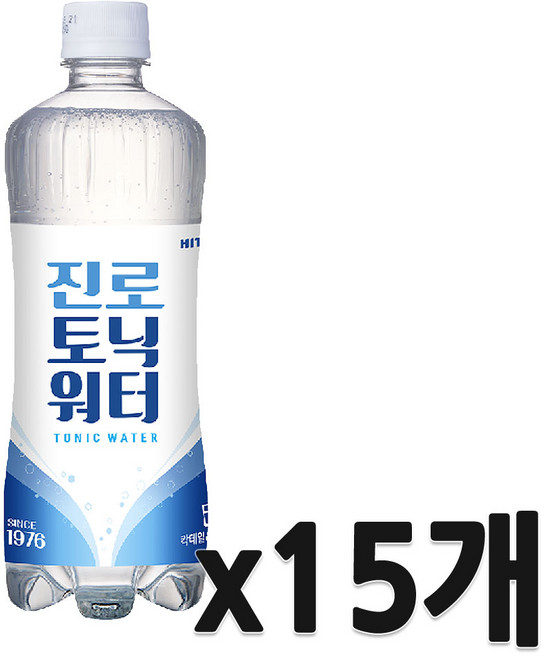 하이트진로 토닉워터, 600ml, 15개