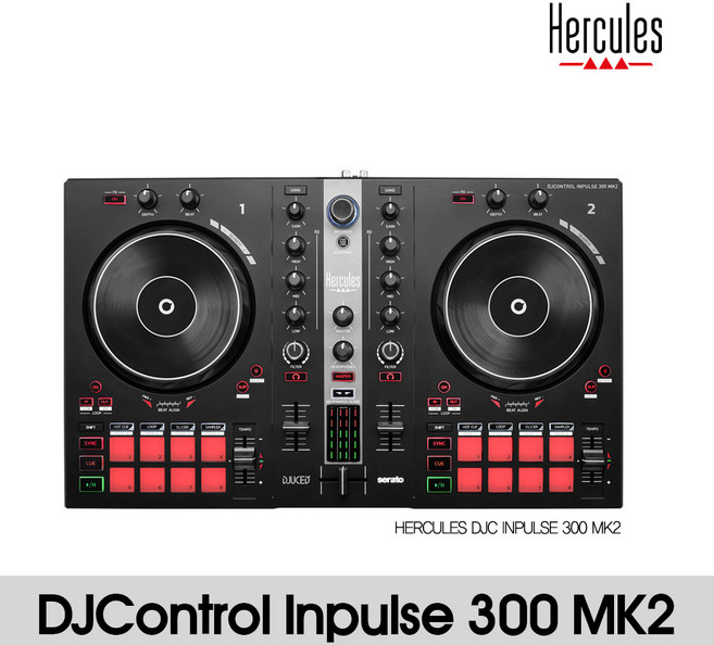 HERCULES DJC INPULSE 300MK2 DJ 컨트롤러 SERATO 지원, Inpuls 300 MK2