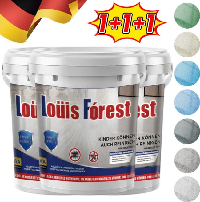 【 대리석 질감】에폭시 컬러 샌드 바닥 페인트 에폭시 바닥 페인트 5합1 방수 다색 방수 접착제/친환경 무취 방수 코팅, [3pcs] 복숭아꽃 레드