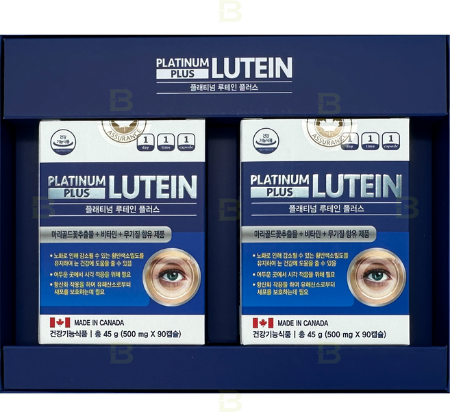 플래티넘 루테인 플러스 PLATINUM LUTEIN PLUS, 90정, 2개