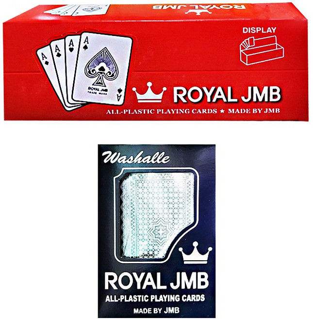 ROYAL JMB 로얄카드 x1박스 12개 플레잉 포커 카지노카드, 1개