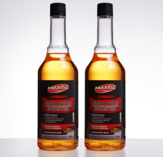 맥쏠 시그니처 부스터 연료첨가제 가솔린 휘발유 300ml, 2개, 가솔린/휘발유