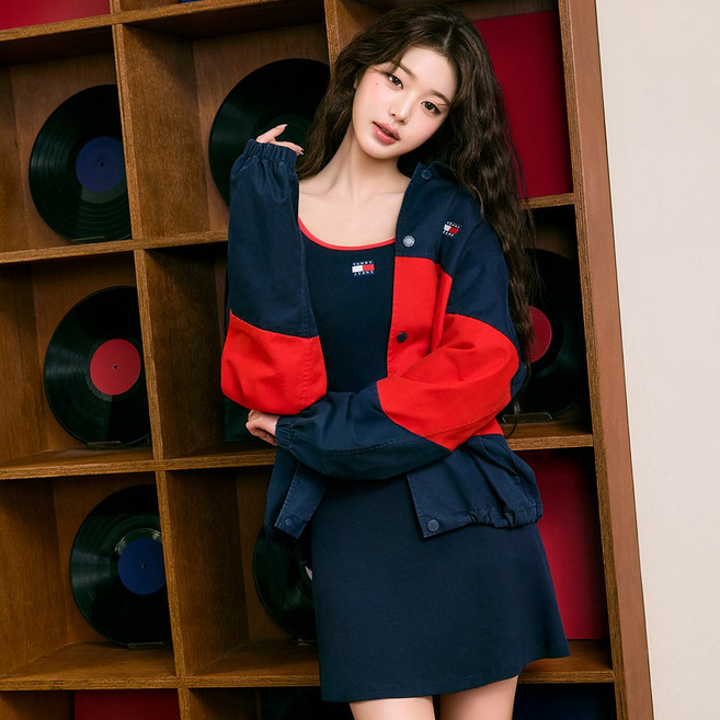 타미힐피거 컬러블록 오버 셔츠 (T32G1WSH31TMT1C1G)