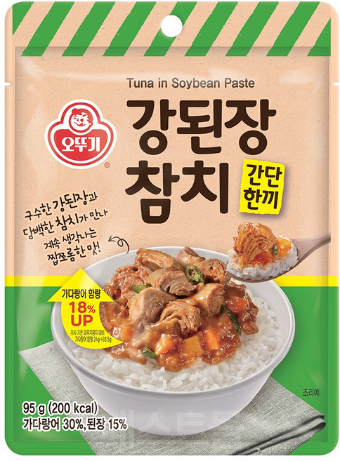 오뚜기 간단 한끼 강된장 참치, 90g, 1개