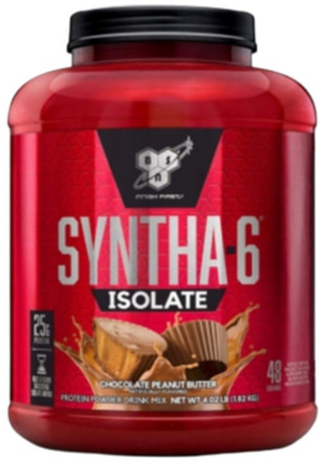 BSN 신타6 아이솔레이트 웨이 프로틴 분리유청단백질 초코 피넛버터맛 48 서빙 카제인 BCAA, 1개, 기본, 1.82kg