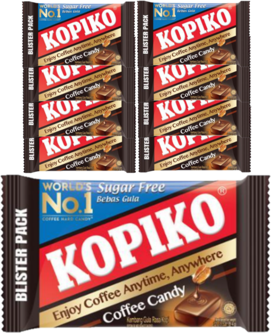 마요라 코피코 슈가프리 블리스터 커피맛 캔디, 32g, 9개