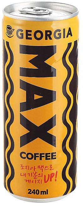 조지아 맥스 캔커피, 240ml, 1개