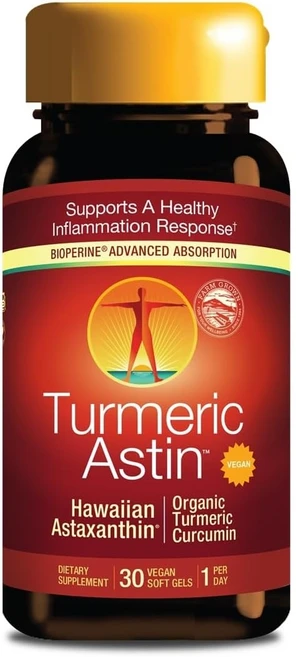 뉴트렉스하와이 아스타잔틴 TurmericAstin BioAstin Hawaiian Astaxanthin 30정, 1개 - 쿠팡