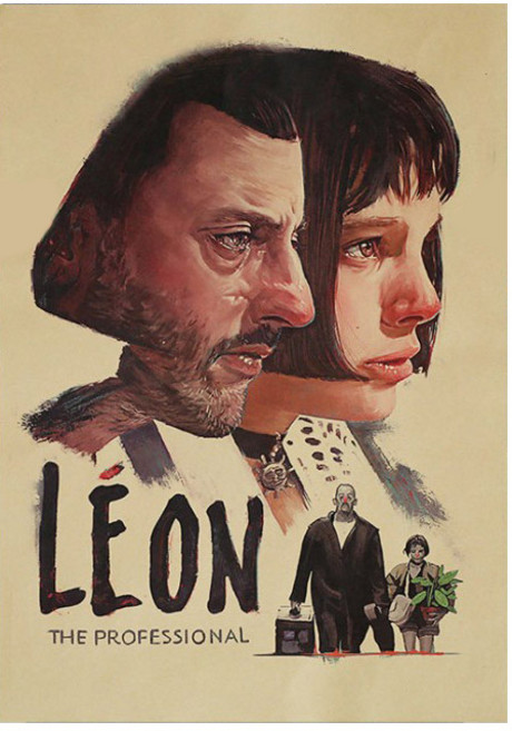 LAVERTON 레옹 마틸다 17종 빈티지 영화 포스터 레트로 감성 인테리어 대형 포스터, Z76