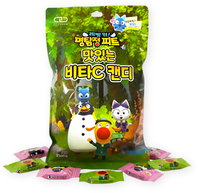 어린이 레벨업 명탐정 피트 비타C캔디 1000정 유아비타민, 1개, 1.2kg