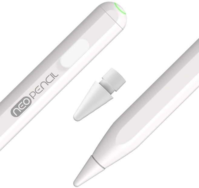 아이패드 전용 애플펜슬 호환 터치펜 네오펜슬, NEO-Air, 1개, 화이트