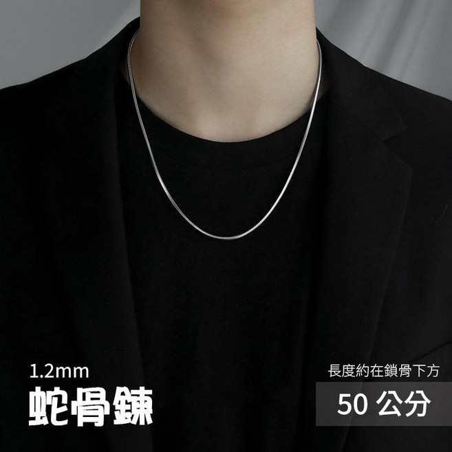 不鏽鋼項鍊 簡約項鍊 中性項鍊 情侶對鍊 蛇骨 麻花 莫比烏斯 銀色飾品 鈦鋼 鋼鈦 百搭飾品