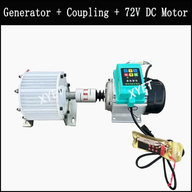 30000W AC 전력 자기 발전기 20KW 무료 에너지 24V 시스템 가변 속도 모터 포함 가정용, 02 With DC 72V Motor, 03 10KW Generator, 03 96V Generator