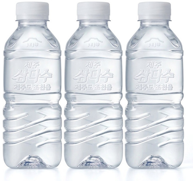 제주삼다수 무라벨 330ml 미니생수, 20개