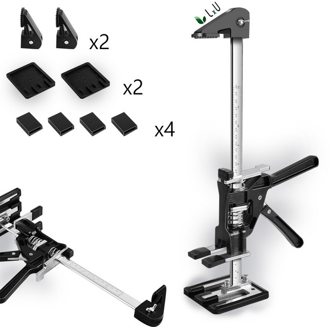 [LxU]최신형 휴대용 높이조절 타일리프트 서포트암 바이킹암 가구리프트, 2개