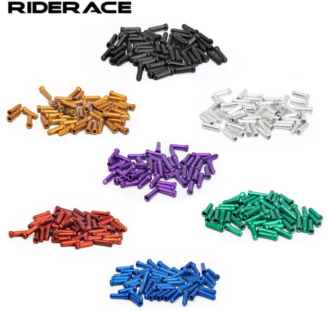 RIDERACE 로드 MTB 하이브리드 브레이크 변속 속선 케이블 마감재 마감캡 엔드캡, 블루, RL9159, 1개