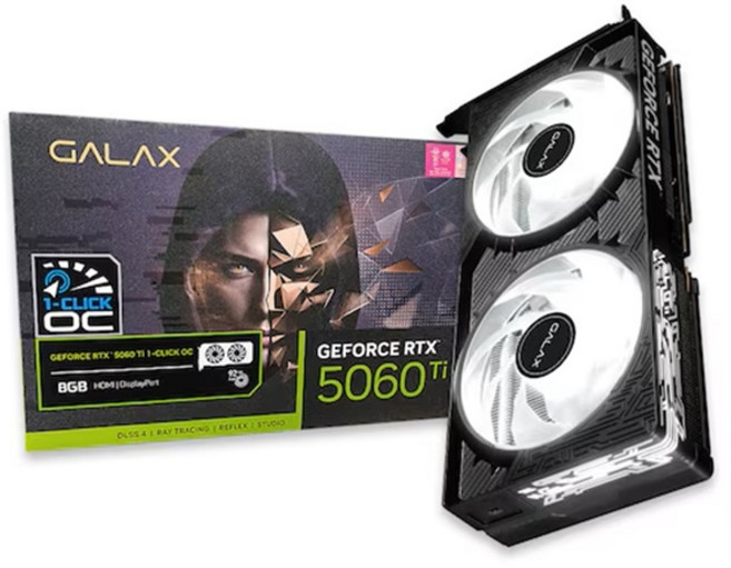 갤럭시 GALAX 지포스 RTX 5060 Ti BLACK OC D7 8GB 그래픽카드