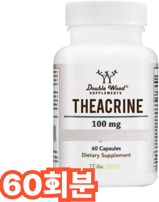더블우드 테아크린 100mg 캡슐, 60회분, 1개
