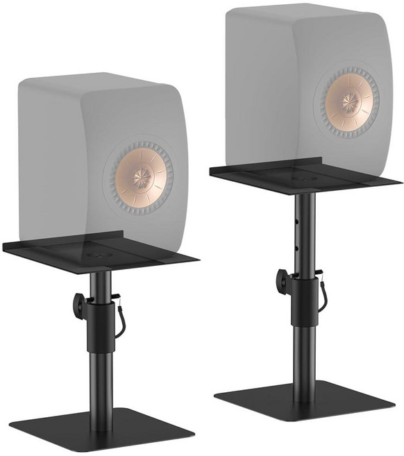 Desktop Speaker Stands Pair for Desk Free-Standing Height&Angle Adjust Studio Monitor Stands Hea, Desktop Speaker Stands Pair fo