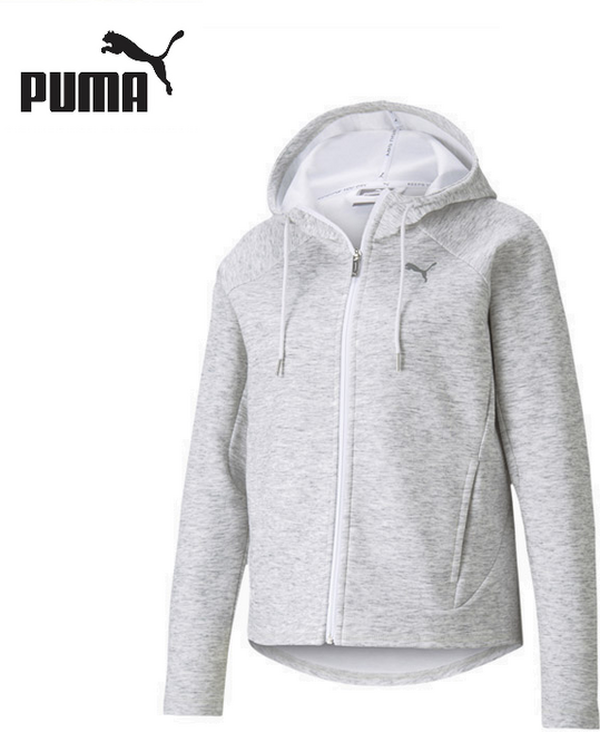 푸마 여성 에보스트라이프 후드 집업 상의 자켓 Evostripe Full-Zip Hoodie 589157 02