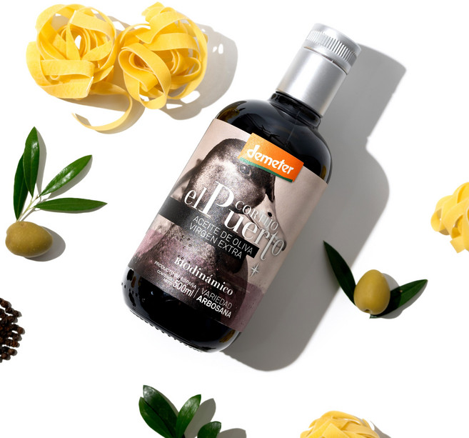 [코르티호 엘 푸에르토] 산도0.1% 냉압착 프리미엄 엑스트라버진 올리브오일 최고의 유기농인증 데메터인증 올리브유 아르보사나 500ml, 1개