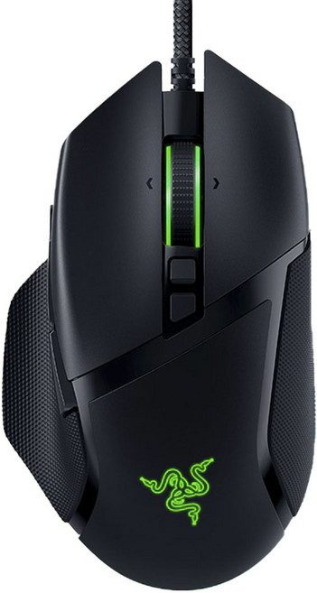 레이저 바실리스크 V3 게이밍 RGB 유선 마우스, 블랙/RGB 충전 도크, 없음, 블랙