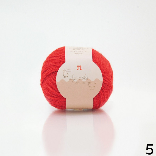 HAMANAKA Alpanika 頂級小羊駝毛線 (50% Baby Alpaca), 5, 1個