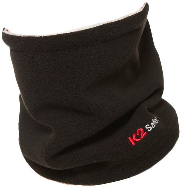 K2 방한 넥워머 겨울 한파, 블랙, 1개