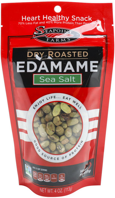 씨포인트팜스 드라이 로스티드 에다마메 씨 솔트, 113g, 1개