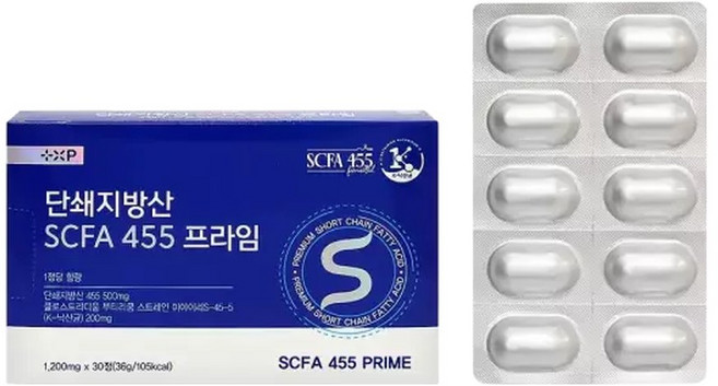 단쇄지방산 SCFA 455 프라임 K낙산균 프라임 프리바이오틱스 30정, 1개
