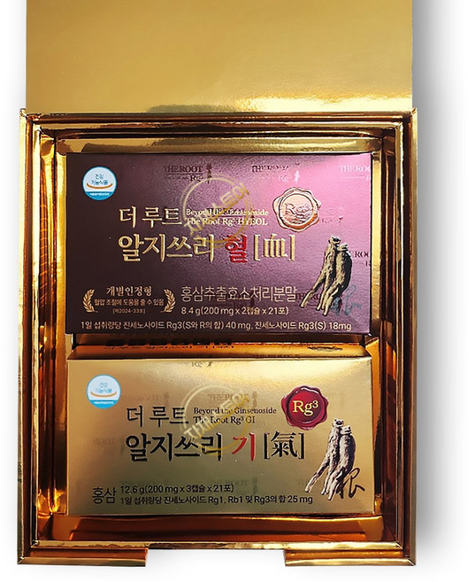 더루트알지쓰리 올인원 프리미엄 RG3 진세노사이드 홍삼 42포(105캡슐), 1박스, 105정
