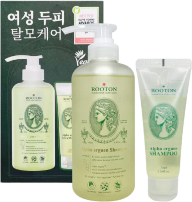 ROOTON Alpha erguen 洗髮精套組, 1件, 500g