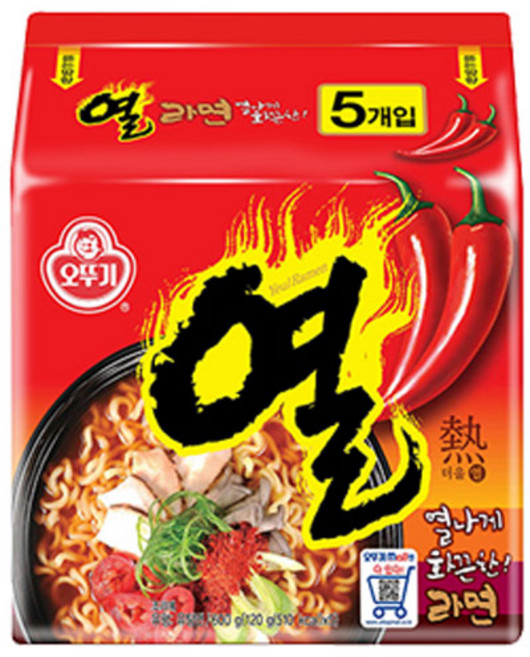 오뚜기 열라면 120g, 40개