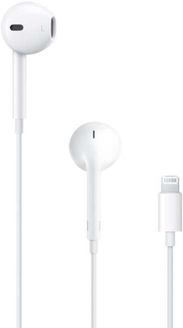 Apple EarPods Lightning 線控通話耳機 原廠盒裝 公司貨 一年保固, 1個, Lightning連接頭