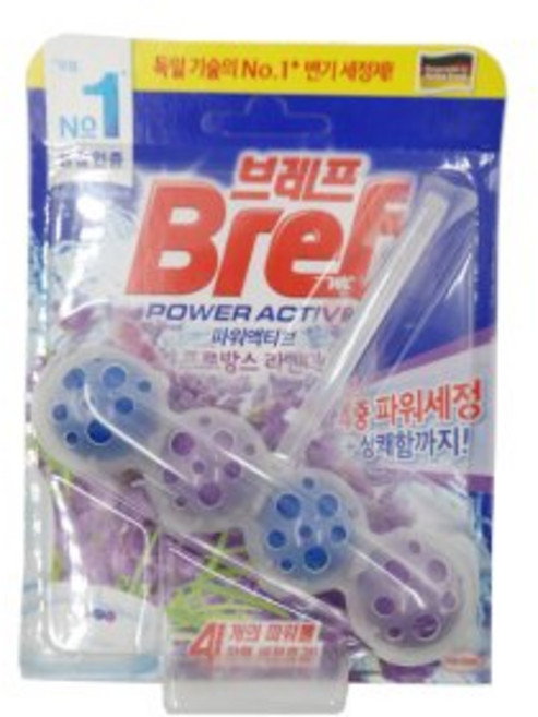 50g 라벤더 프로방스 변기세정제 브레프 파워액티브 용품3 문구 생활, 1개