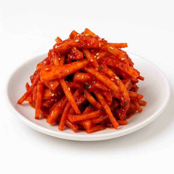 밥도둑 반찬 새콤달콤 밑반찬 도라지무침 당일제조 500g 800g, 1개