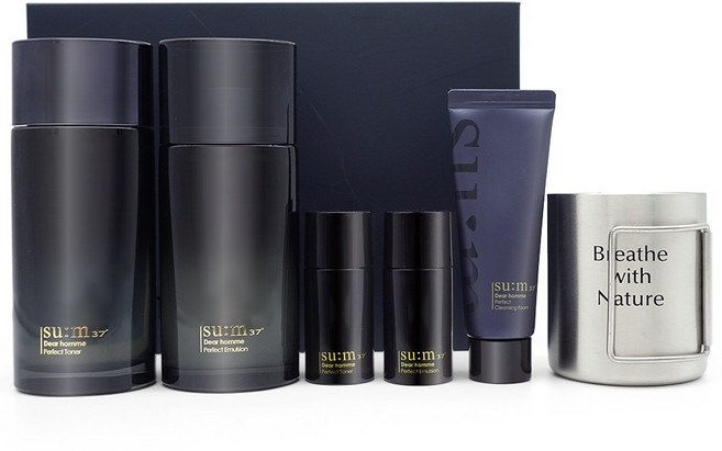 숨 37도 디어 옴므 2종 기획세트[캠핑컵 증정]