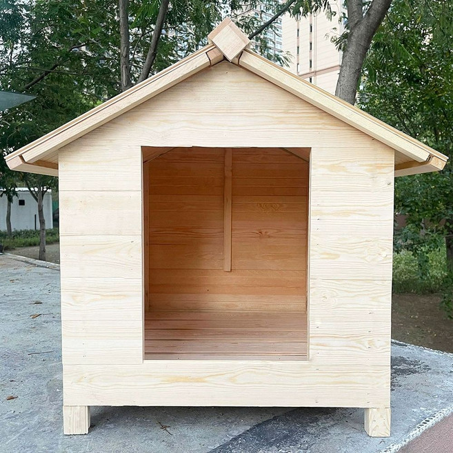 고양이집 길냥이 방수 하우스 정원 원목 급식소, N. 문이나 창문 없음  집 번호  레인커버 , D., E. XXL 초대형 골든 리트리버 저먼 셰퍼드