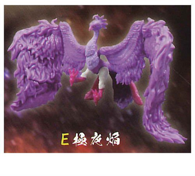 蛋樂寶 天之四靈 南方守護靈獸朱雀篇 扭蛋公仔, 1個, E.極夜焔
