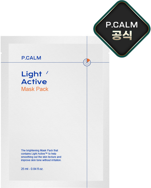 피캄 라이트액티브 리톱스 마스크팩, 2개, 1매