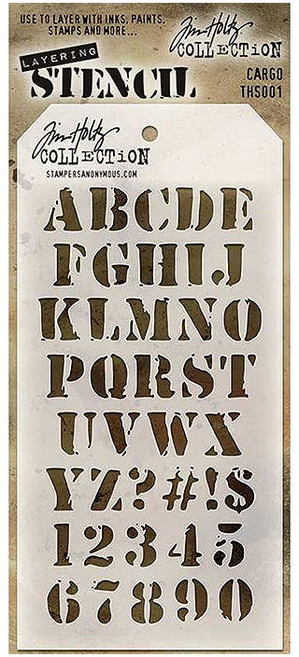 공예몰 TIM HOLTZ LAYERED STENCIL 스텐실 도안, THS001 Cargo, 1개