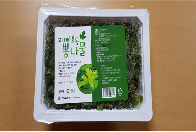 무농약 냉동뽕잎나물(고니골농장), 300g*2개, 1개
